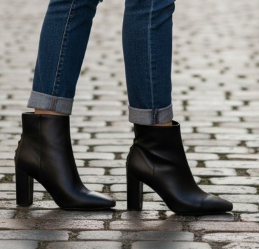 Nine West Black Ankle Booties